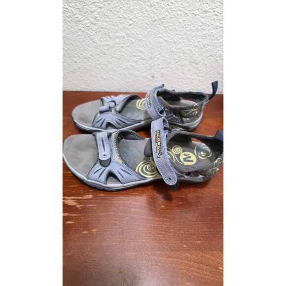 Merrell Women's Adjustable Strap Gray Sandals Patterned Footbed Size 7 - Picture 4 of 8